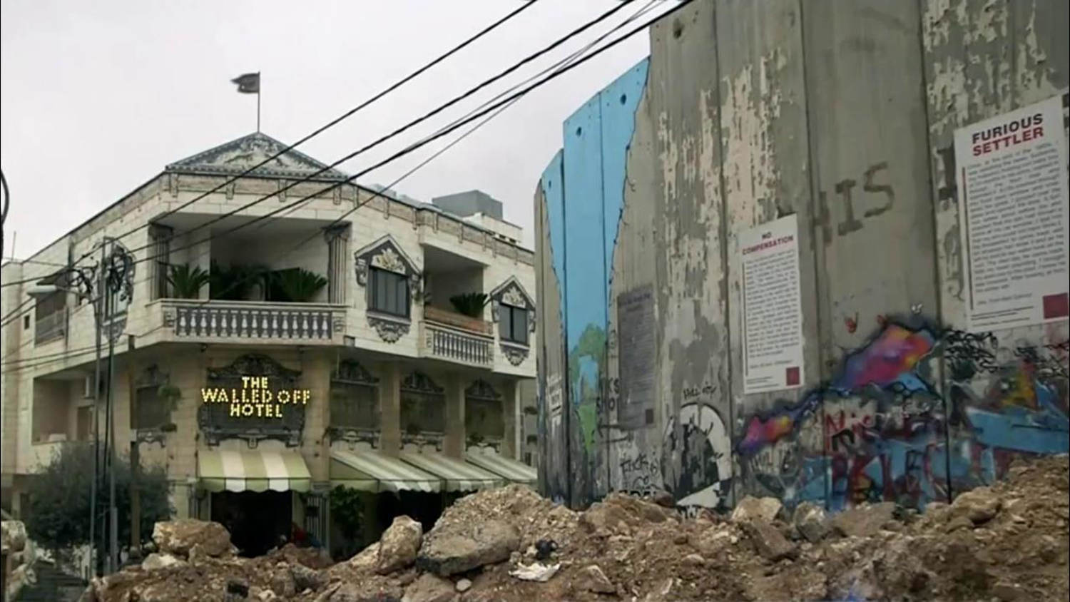その他 banksy Banksy The Walled Off Hotel Banksy Walled Off Hotel in Palestine to sell new works by elusive