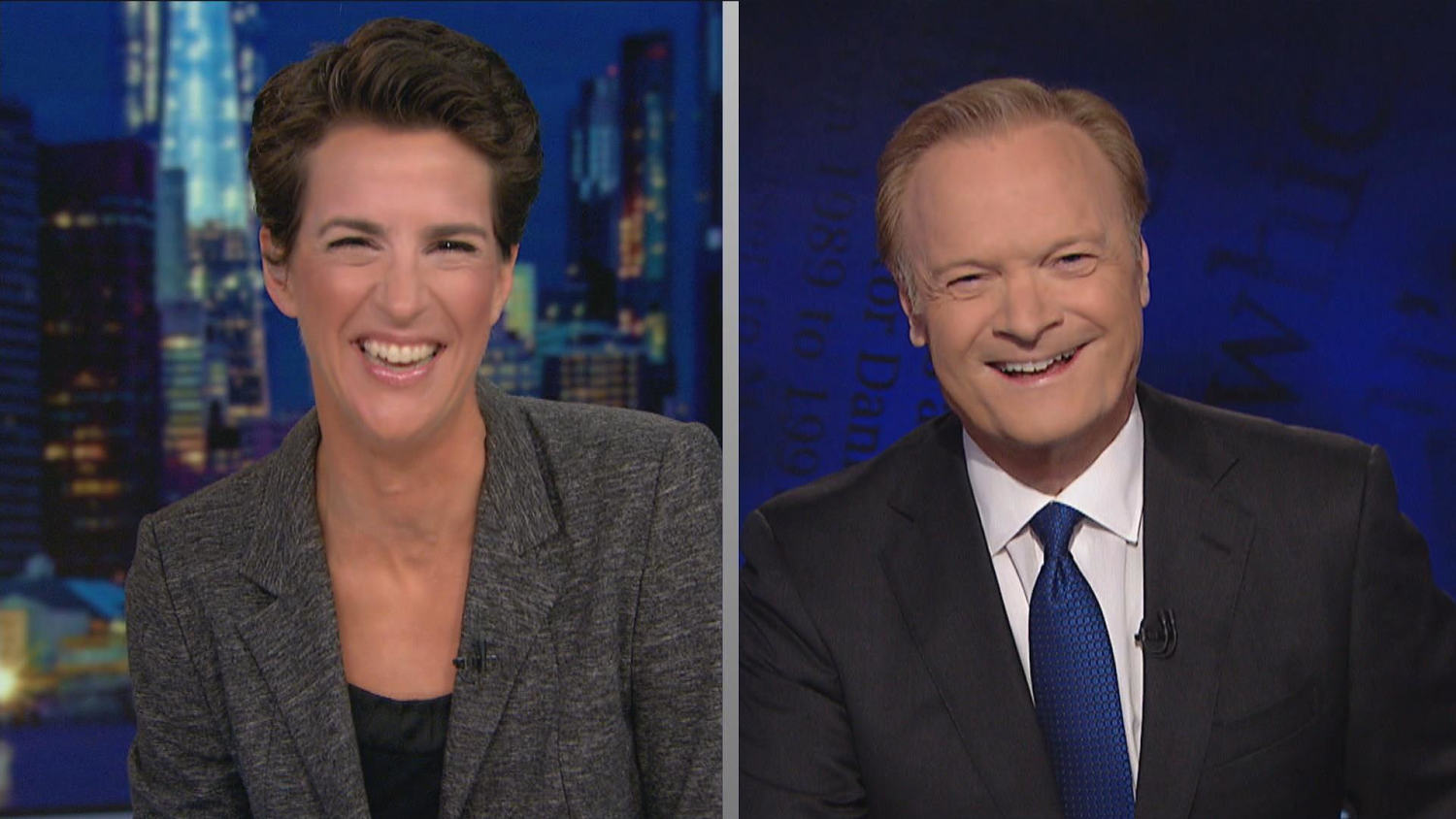 The best of Lawrence O'Donnell and Rachel Maddow's 2017 handoffs