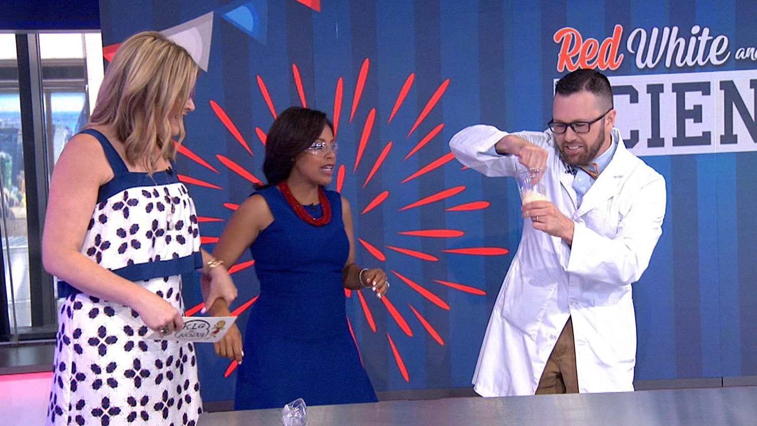Red white and discount blue cocktail dress