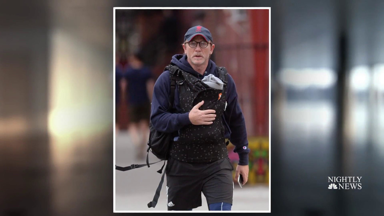 Daniel craig baby cheap carrier tula