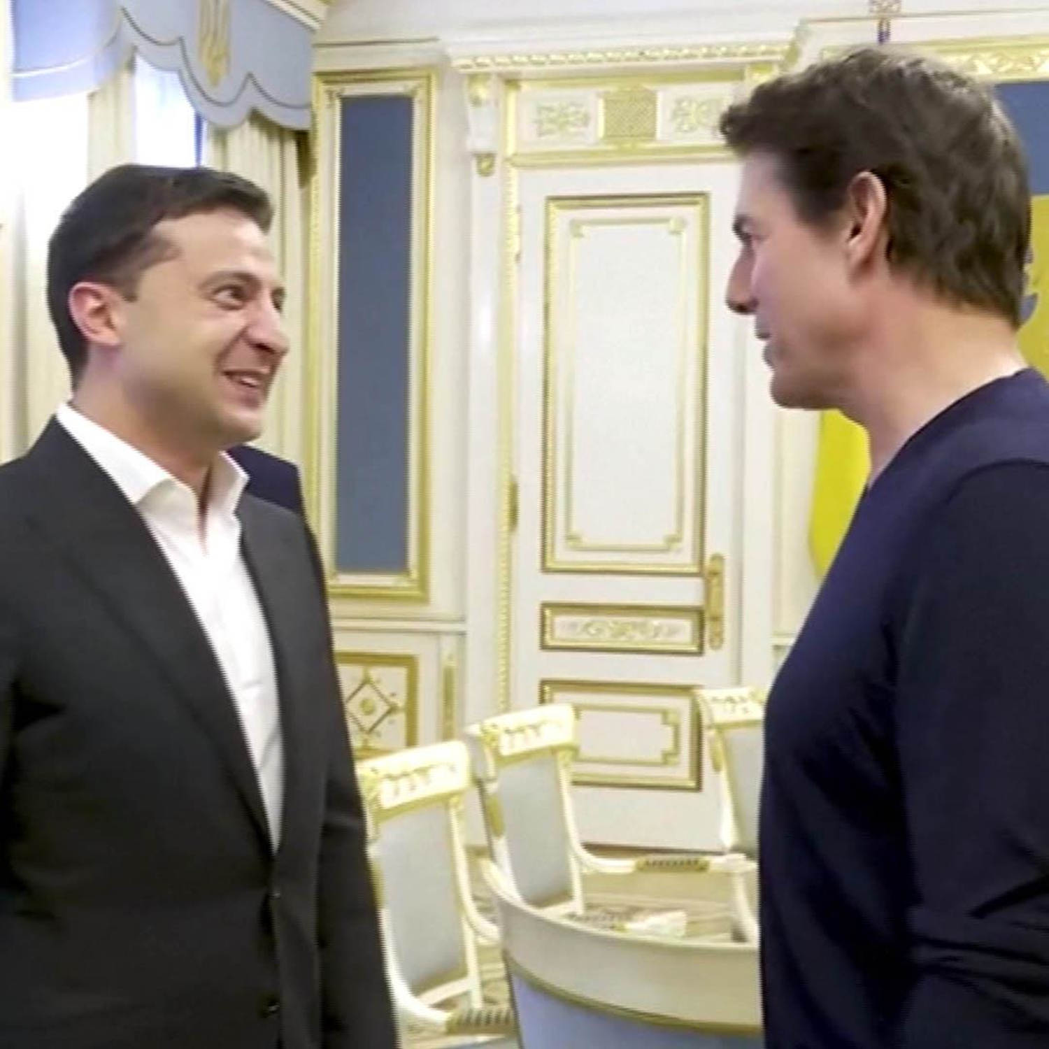 Tom Cruise meets Ukraine's President Zelenskiy while reportedly scouting movie locations