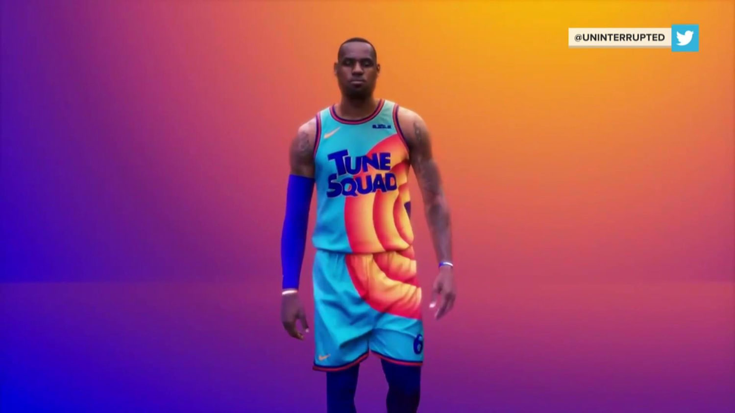 LeBron James reveals Space Jam 2 uniform