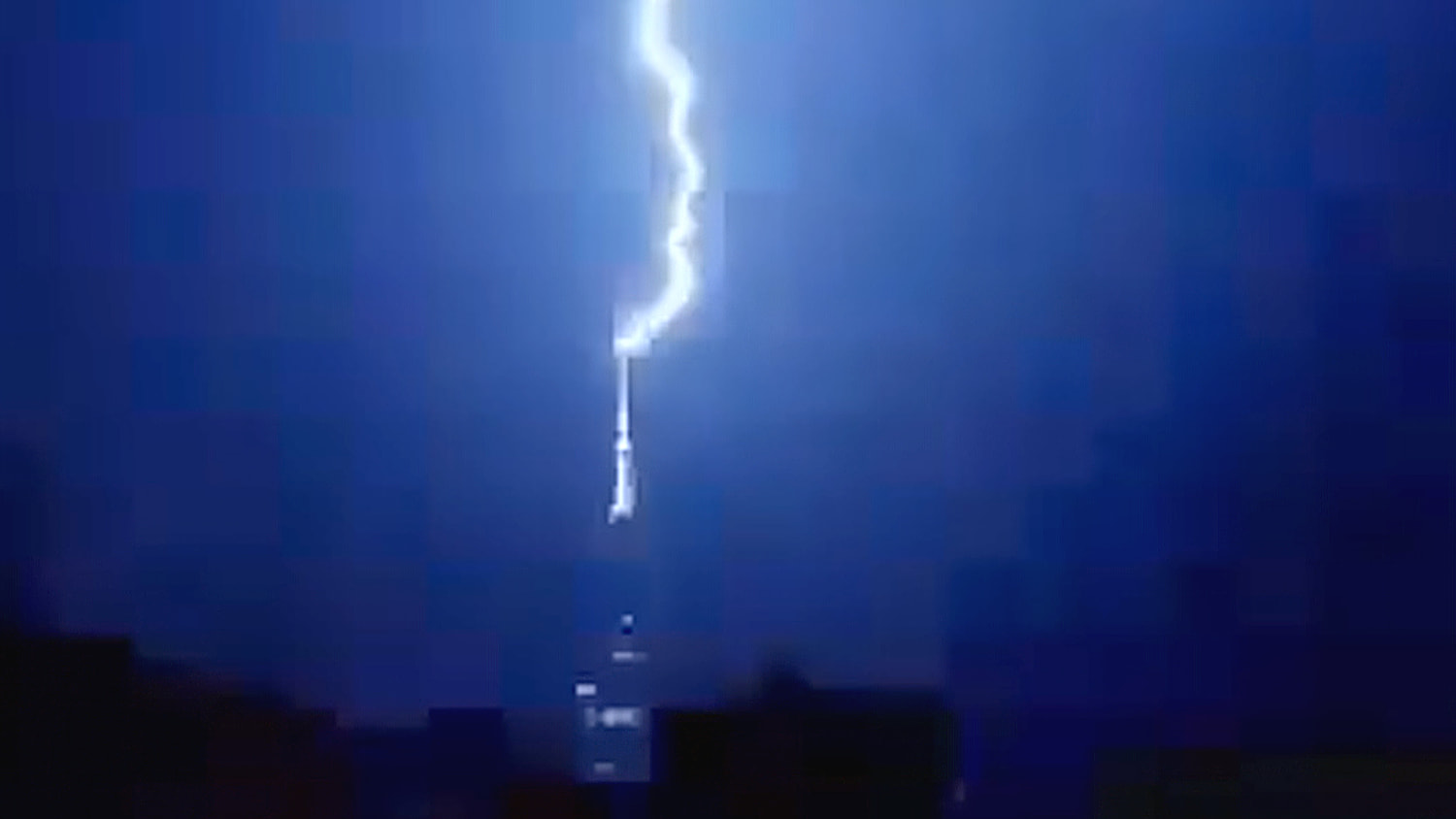 Watch Lightning Strike Hit Empire State Building