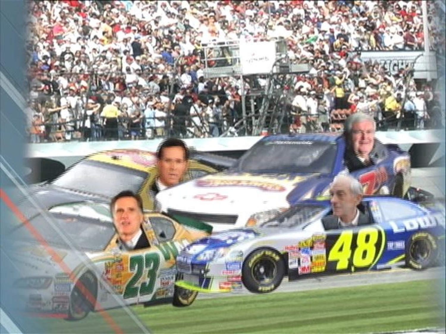 GOP drag race takes on NASCAR proportions