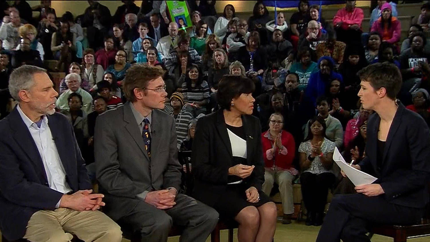 Flint residents sound-off on water crisis at MSNBC town hall