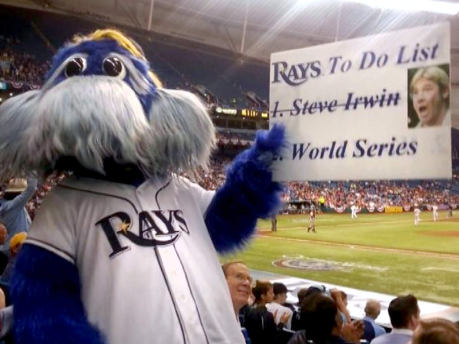 Rays Mascot Steve Irwin