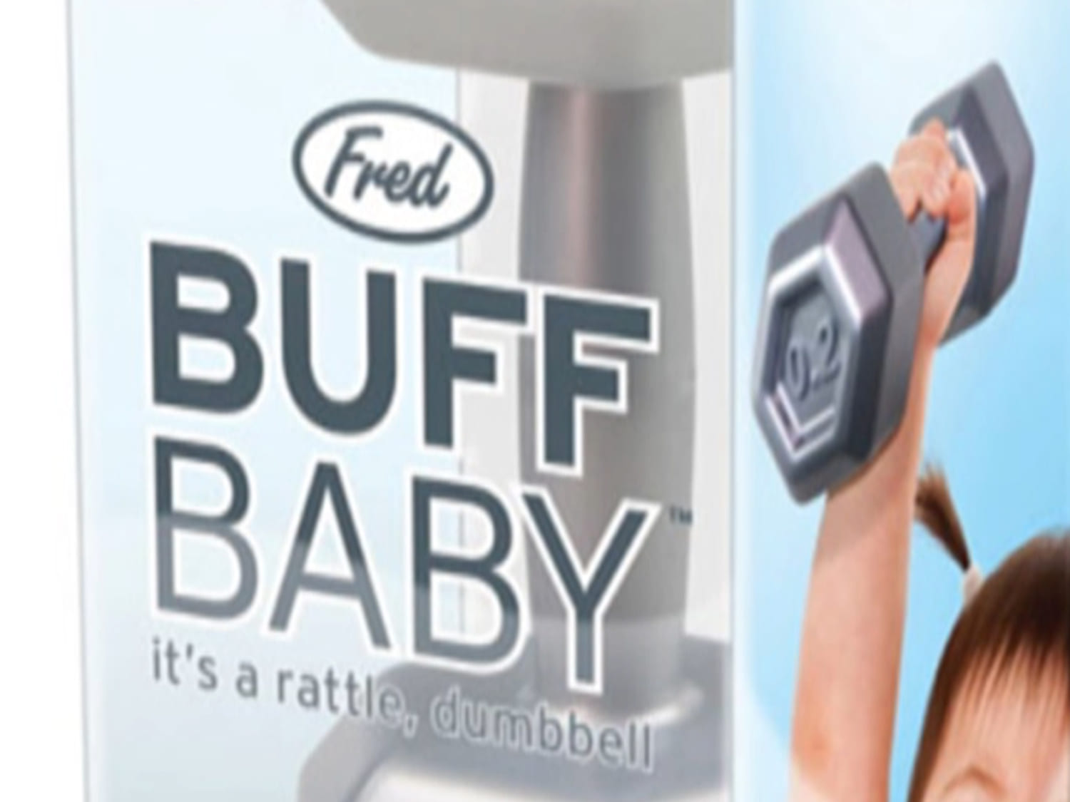 Fred buff baby dumbbell baby rattle discount