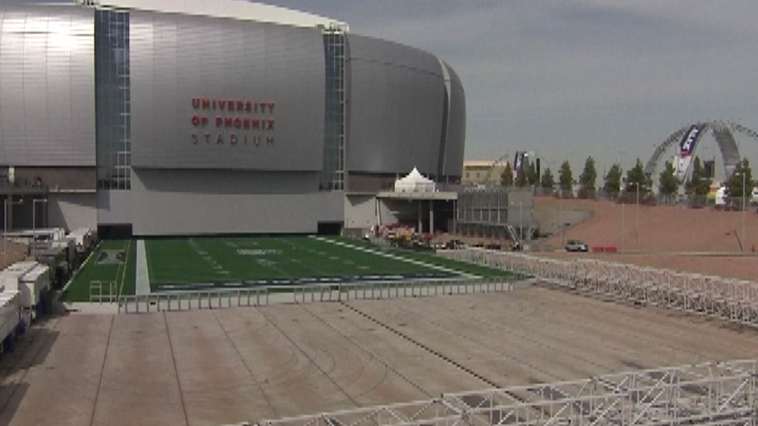 AWESOME: Time-lapse at Phoenix Stadium 