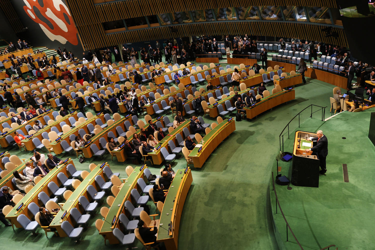 Con ataques a Mamdani y en medio de un creciente aislamiento global, Netanyahu da un combativo discurso en la ONU