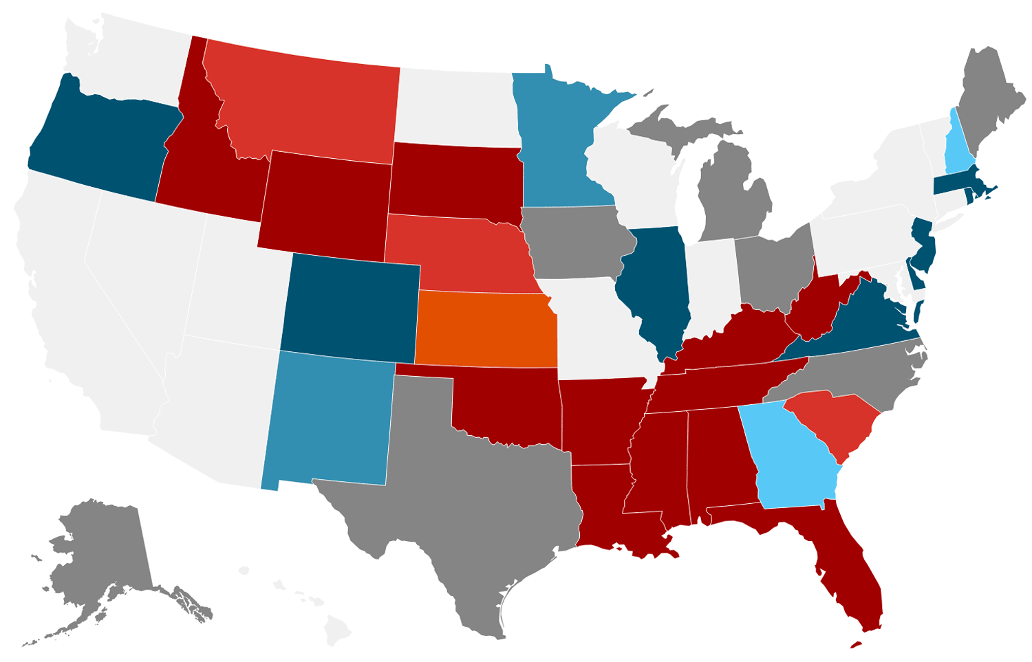 Estos 10 estados son los que pueden definir qué partido controlará el Senado en las elecciones de medio término de noviembre
