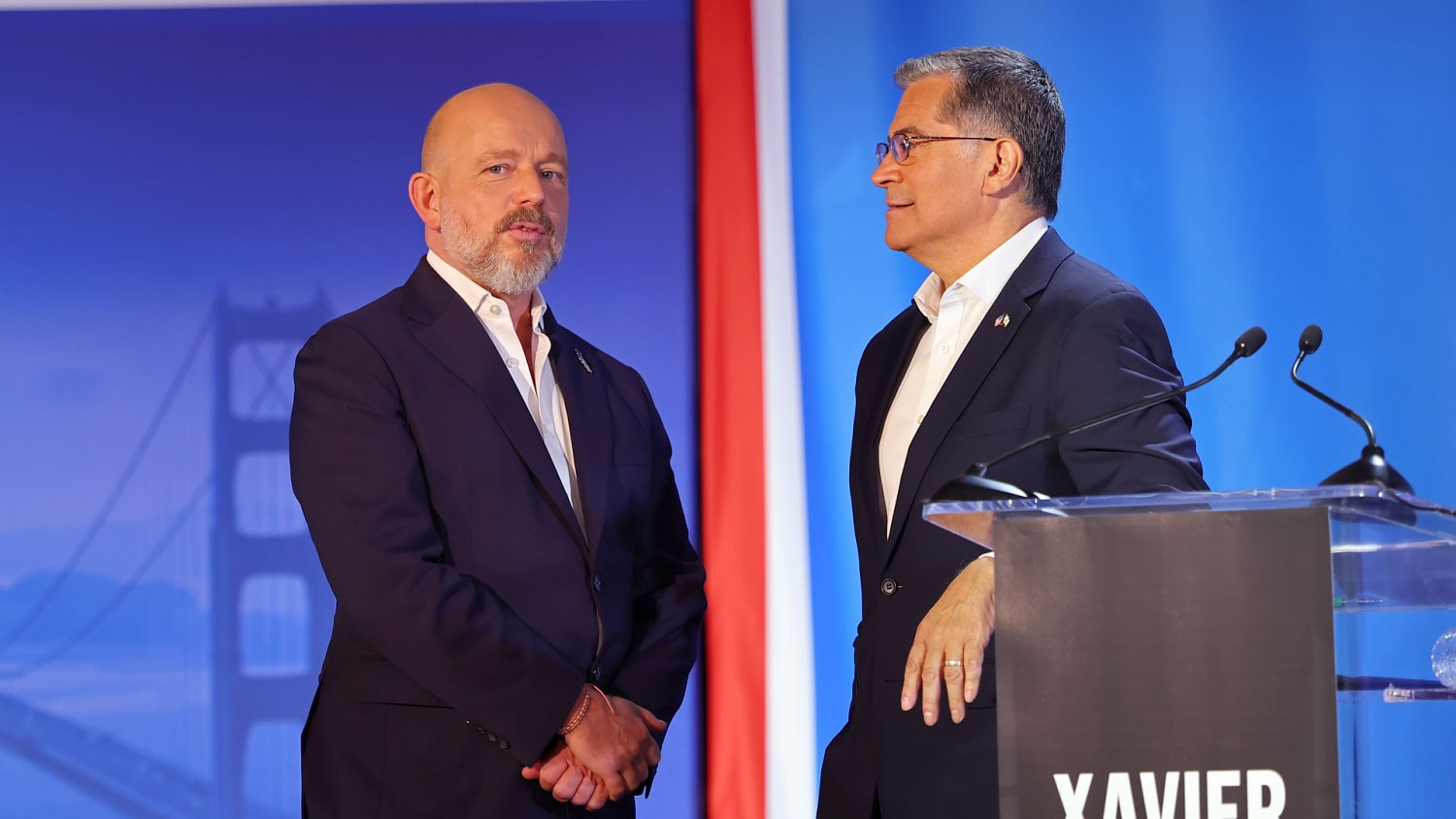 Becerra y Hilton se enfrentan en un primer debate en su búsqueda por la gobernatura de California