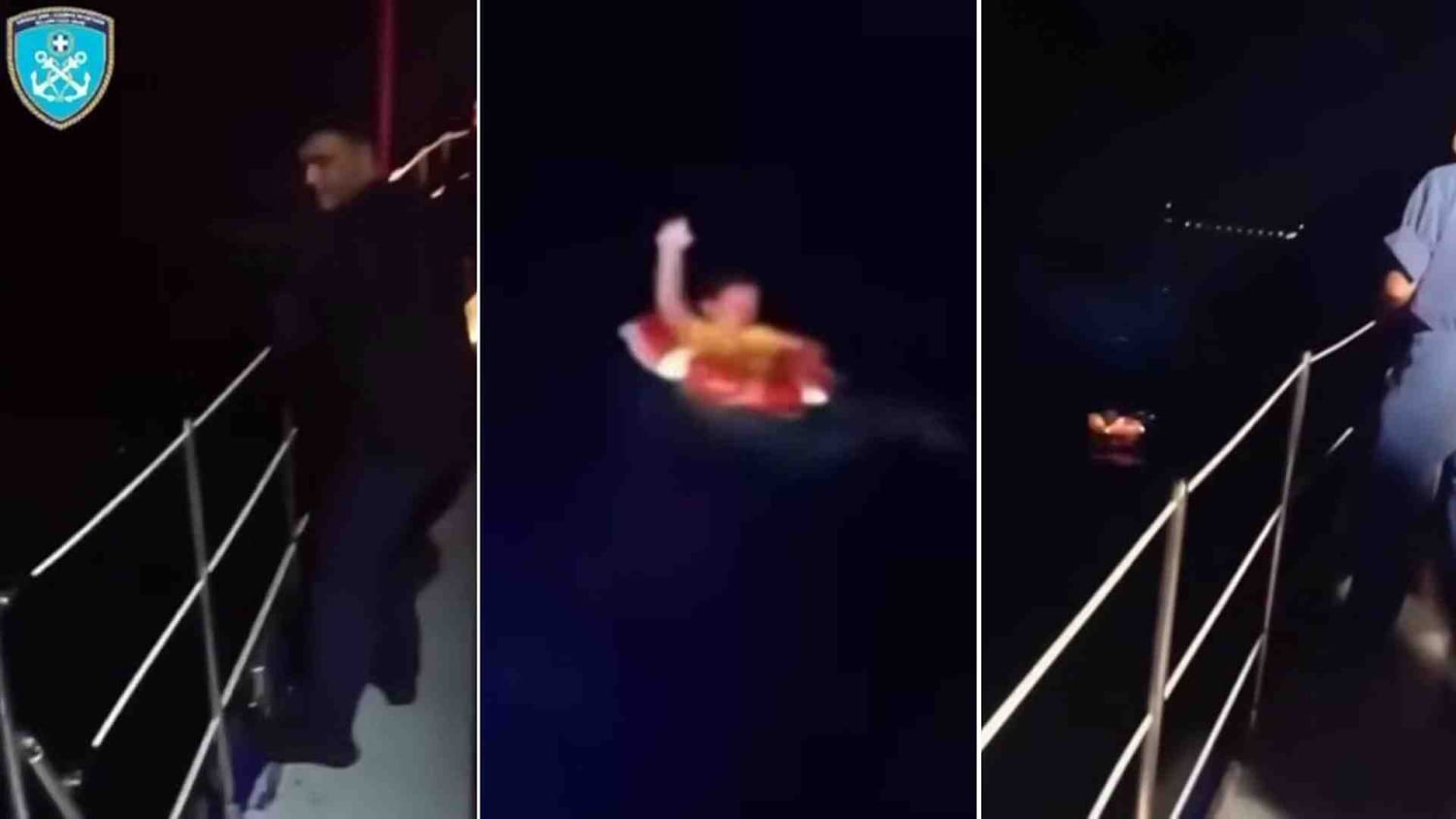 Hallan viva en el mar Jónico a una pasajera salvadoreña que cayó al agua desde un crucero