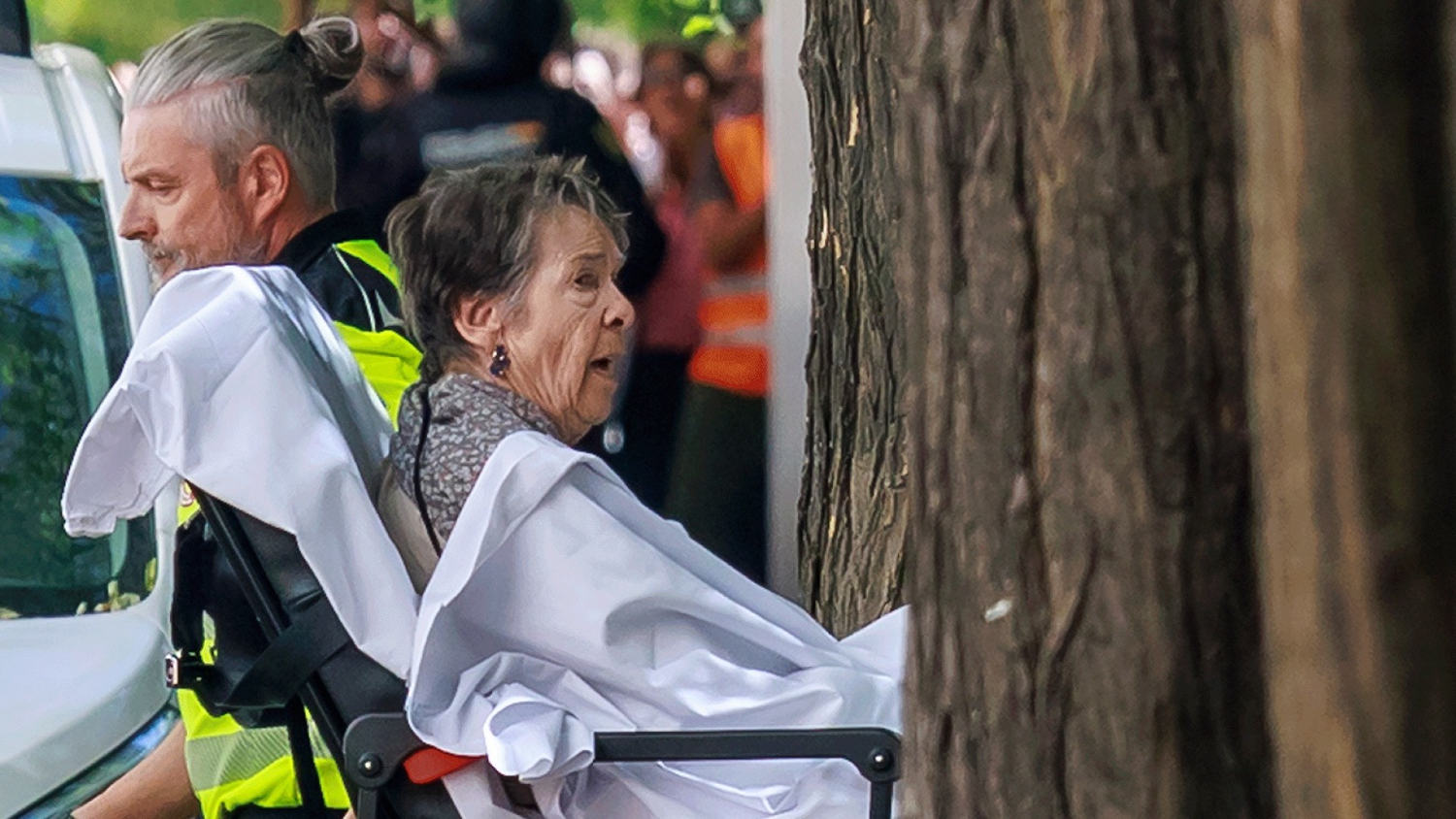 El desalojo de una anciana discapacitada en Madrid desata fuertes protestas