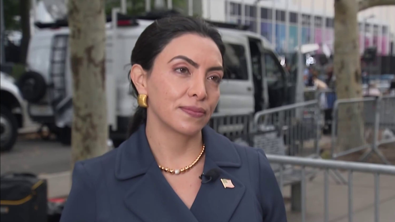 Una vocera del Departamento de Estado describe la reunión de Rodríguez y Trump