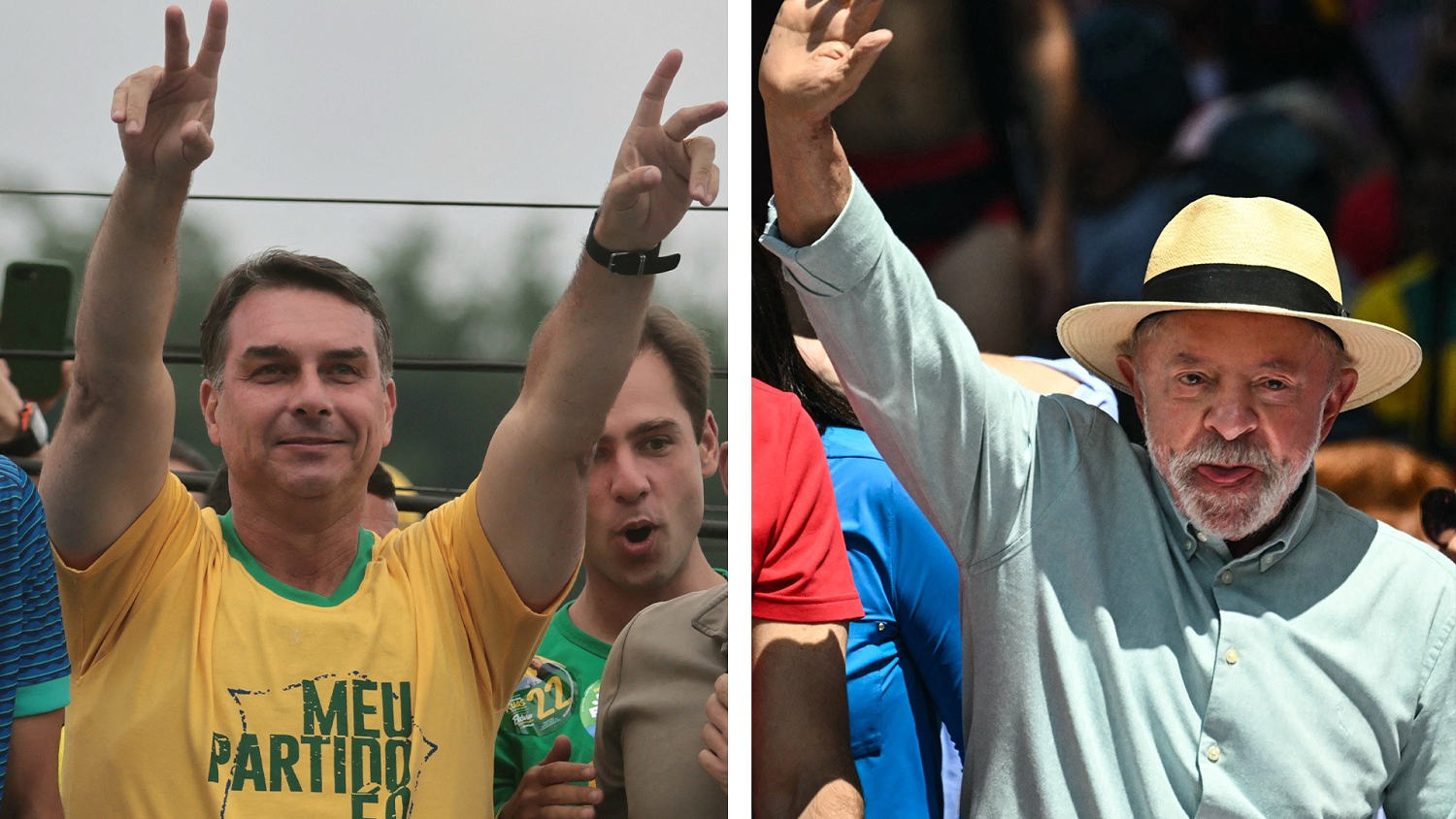 Lula da Silva y Flávio Bolsonaro cierran campañas con concentraciones masivas en Sao Paulo