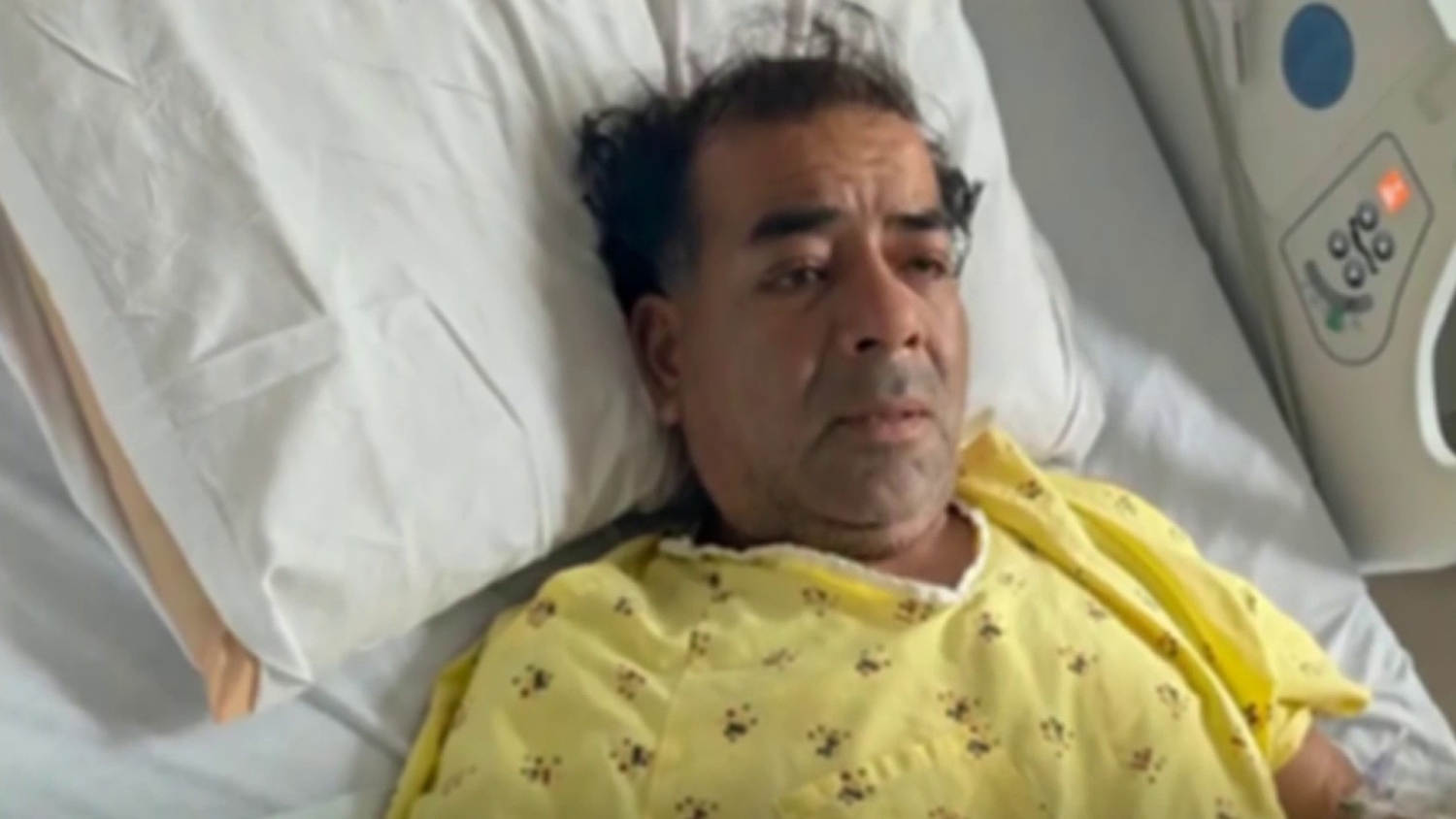 Difunden la primera imagen en el hospital del inmigrante mexicano atropellado por ICE en Texas