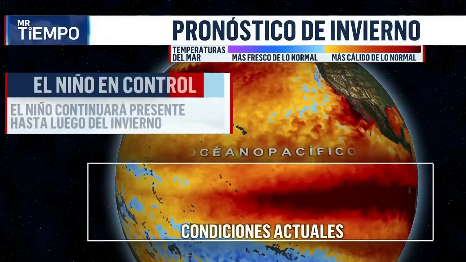 Pronostican un invierno más lluvioso de lo normal en el Sur y más seco en el Norte
