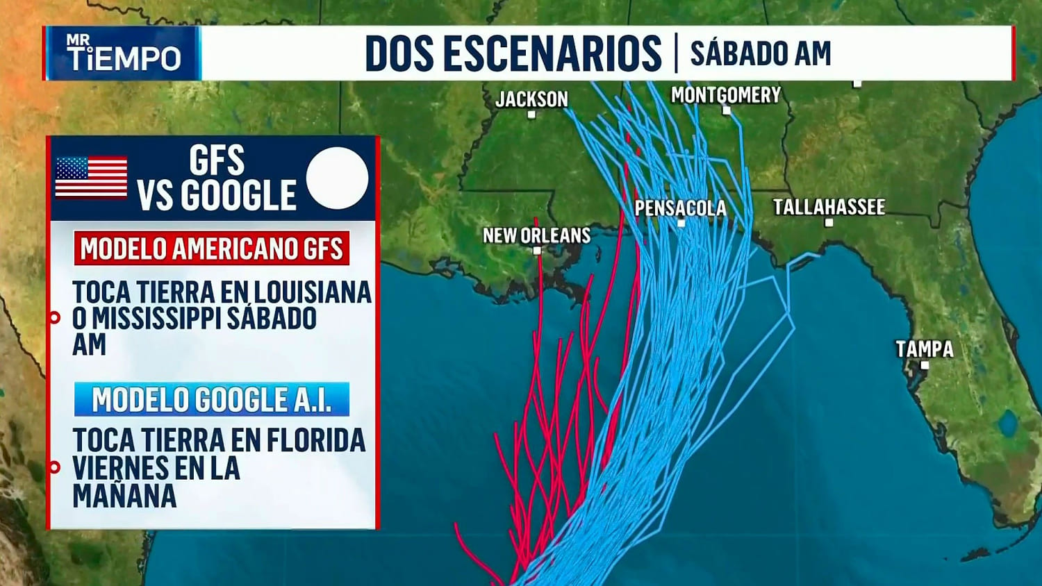 Esta es la posible trayectoria que seguirá la tormenta tropical Isaías