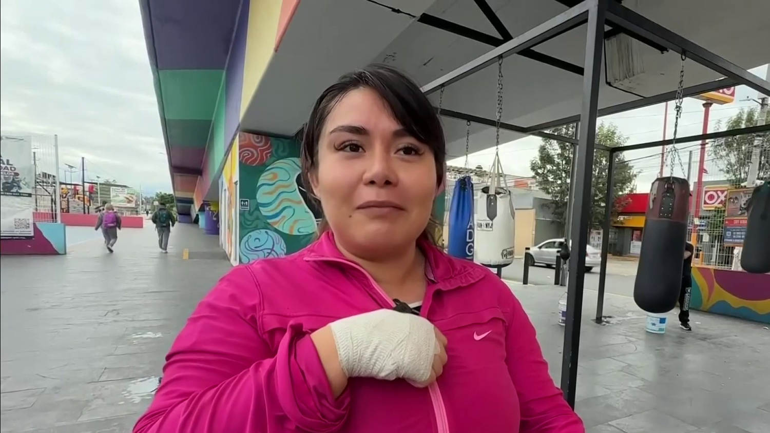 Un grupo de mujeres entrenan boxeo en México ante la grave ola de violencia de género