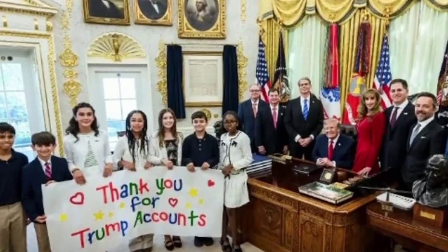 La Casa Blanca asegura que ya 70 millones de niños tienen las llamadas 'Cuentas Trump'