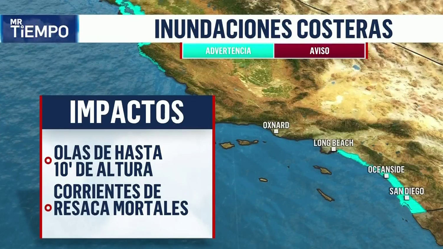 Los remanentes del huracán Marie mantienen bajo advertencia de inundaciones al Suroeste del país