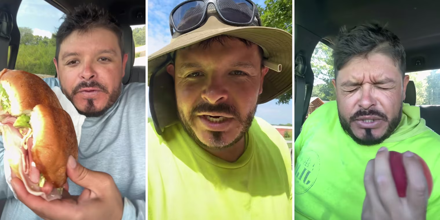 This Construction Worker Gleefully Shows off the Lunches His Wife Packs Him. The Internet Is Eating It Up