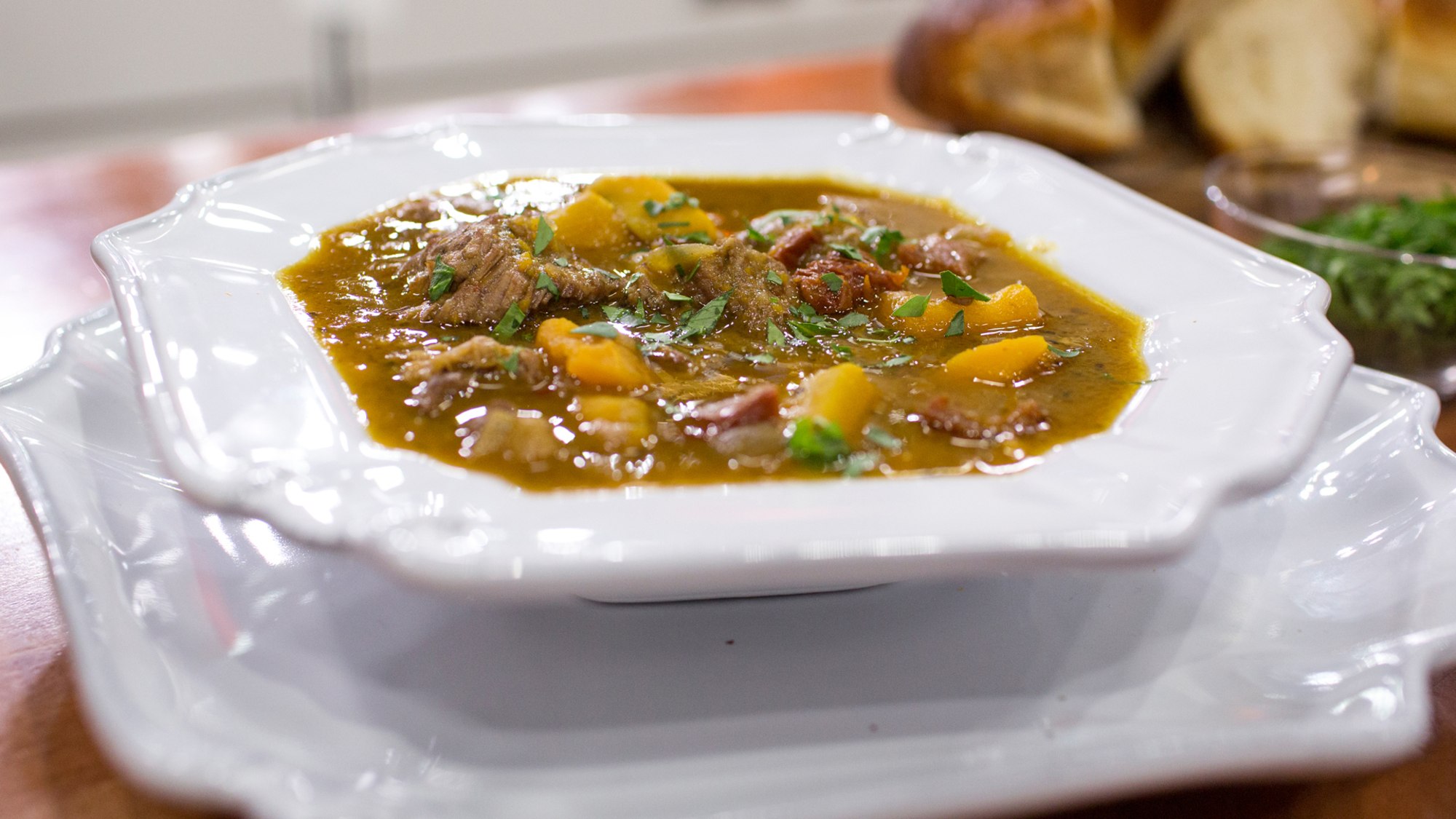 Crockpot Beef & Squash Stew