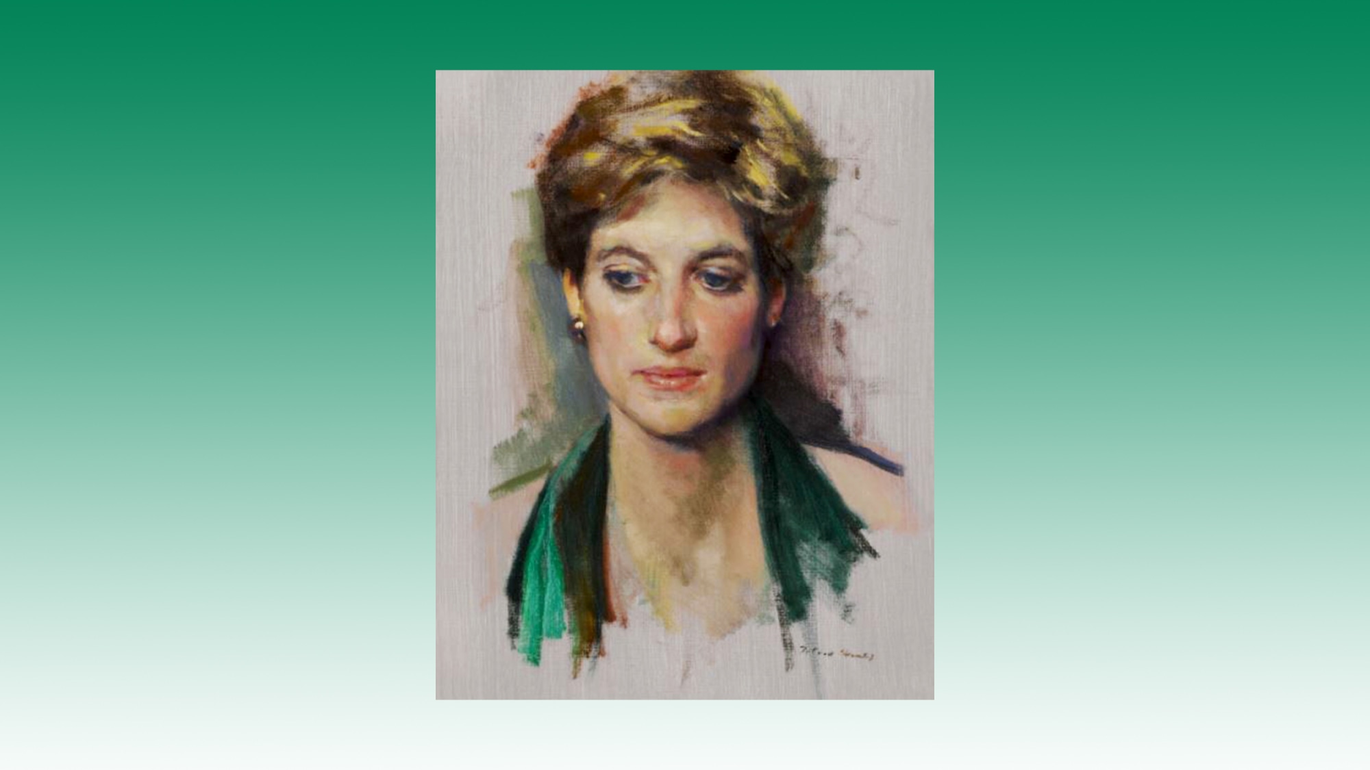 Portrait of HRH Diana, Princess of Wales Nelson Shanks