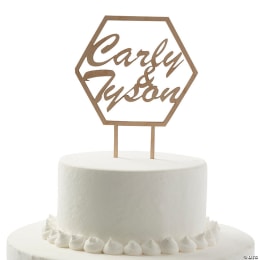Cake Decoration Wedding Cake Topper Customize The couple's first Letter 