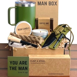 Dads Fathers Day Lynx Gift Box Hamper BEST DAD EVER Tumbler Choice of Chocolate 