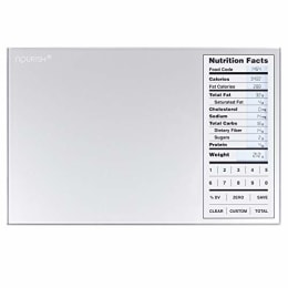 Greater Goods 0451 Nutrition Facts Food Scale - SIlver for sale online