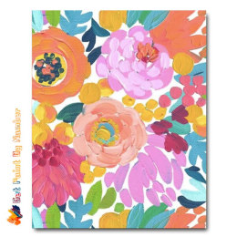Afuly Paint by number for Adults Framed Colorful Pink Flowers Diy