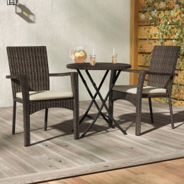 2 person outdoor discount table and chairs