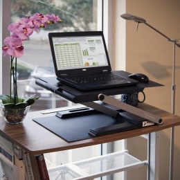 Hassett height adjustable standing desk outlet converter