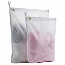 To Wash Natural Cotton Laundry Bag Pink