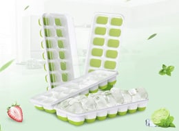Zhang Xiaoquan Easy-Release Silicone & Flexible Ice Cube Tray