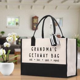 Custom Tote Bag Gift For Grandma - Tote Bag Design Gift Ideas