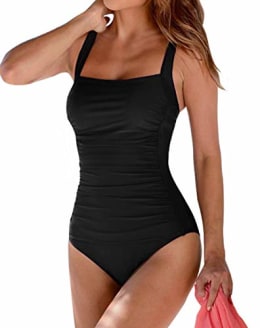 Sexy One Piece Swimsuit Plus Size High Compression Tummy Control