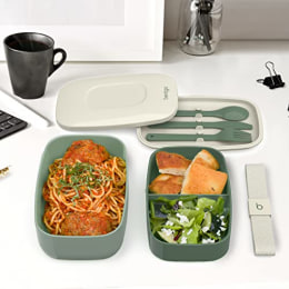 Bentgo Classic (Green) - All-in-One Stackable Lunch Box Solution