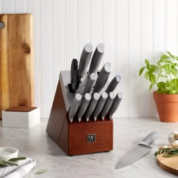 Henckels Definition Self Sharpening Wood Knife Block Combo - 14 pc