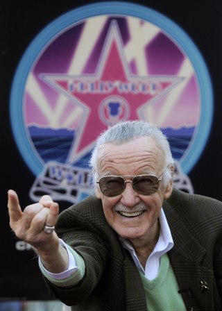 This Is Stan Lee Posing Like A Centerfold | Stan lee, Man lee, Comic books