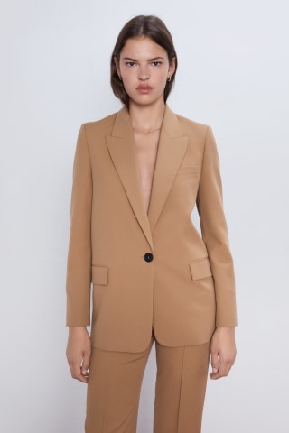 Zara Blazer with Flap Pockets