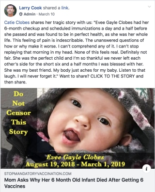 How Anti Vaxxers Target Grieving Moms And Turn Them Into Crusaders Against Vaccines