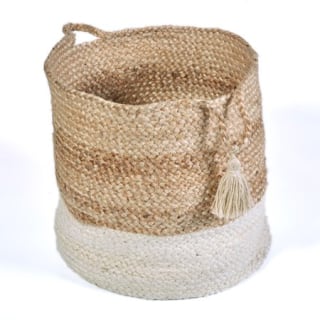 Montego Two Toned Decorative Storage Basket