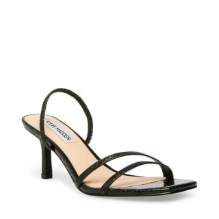 Loft Black Snake Heels