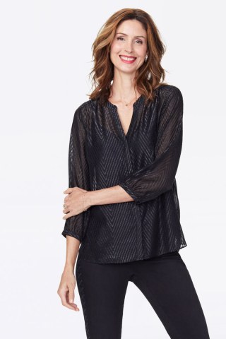 Lurex Pintuck Blouse