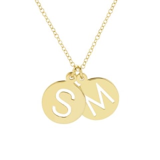 Brook &amp; York Halsey Two Initial Pendant