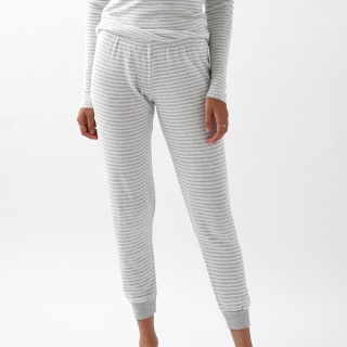Shabby Chic Grey Stripe Jogger Pant
