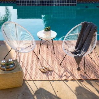 Best Choice Products 3-Piece All Weather Patio Bistro Furniture Set