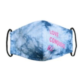 Hand-Dyed Natural Indigo Mask